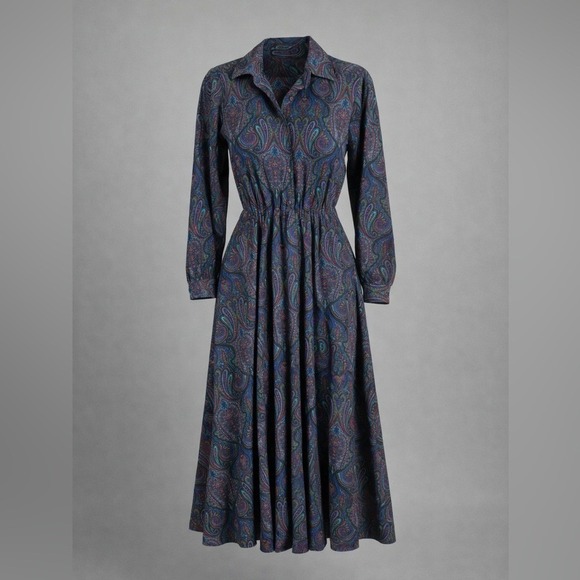 Bedford Fair Dresses & Skirts - Vintage 80s Bedford Fair Maxi Dress Size 6 Modest Paisley Cottage Prairie